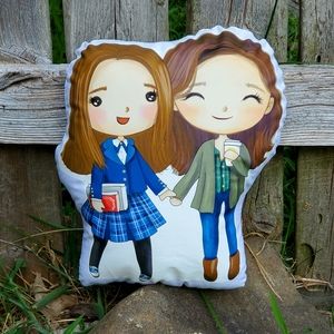 Gilmore Girls Lorelei and Rory Pillow Pal. New.